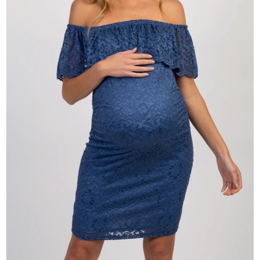 Pinkblush maternity lace dress